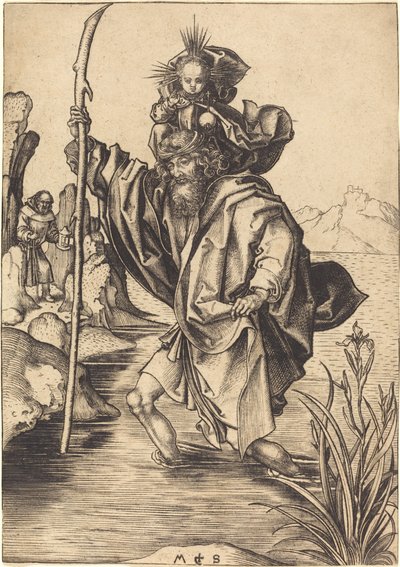 Saint Christopher by Martin Schongauer