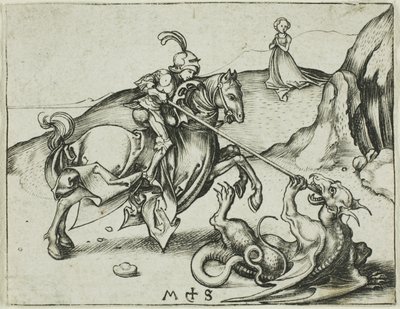 St. George by Martin Schongauer