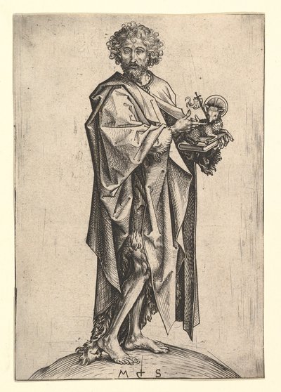 St. John the Baptist by Martin Schongauer