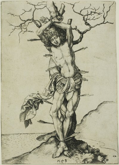 St. Sebastian by Martin Schongauer