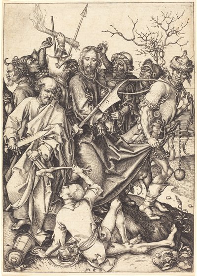 The Betrayal and Capture of Christ by Martin Schongauer