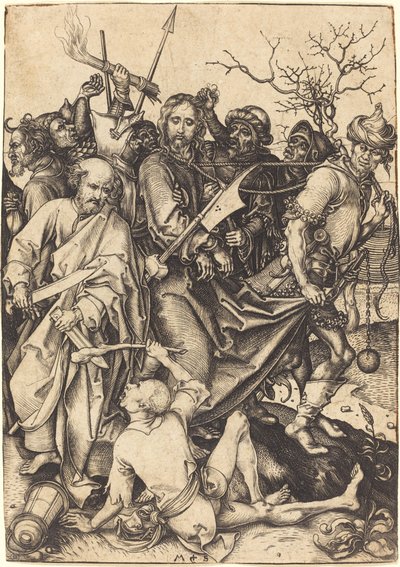 The Betrayal and Capture of Christ by Martin Schongauer