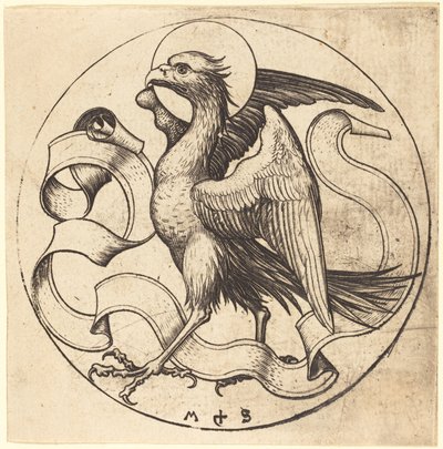 The Eagle of Saint John by Martin Schongauer