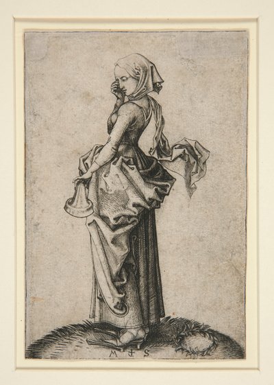 The Foolish Virgin by Martin Schongauer