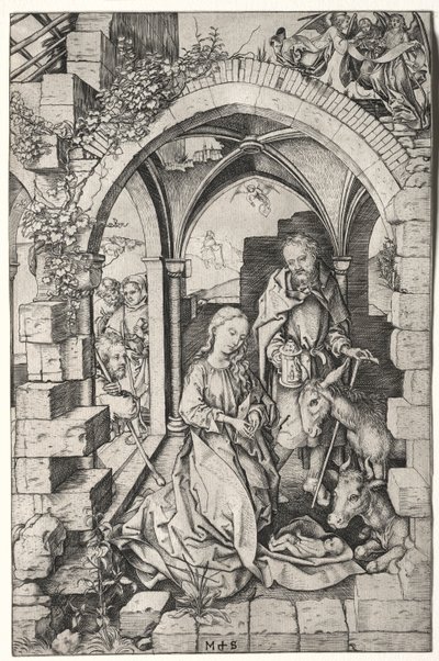 The Nativity by Martin Schongauer