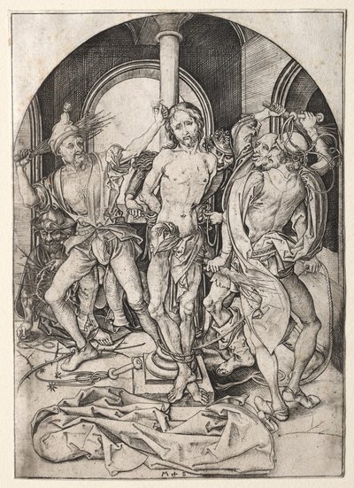 The Passion: The Flagellation by Martin Schongauer