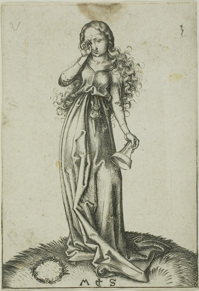 The Third Foolish Virgin by Martin Schongauer