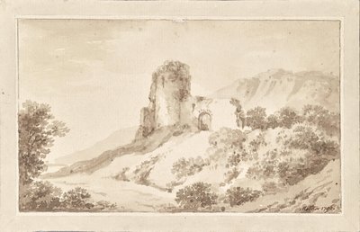 Landscape with Ruin by Martin von Molitor