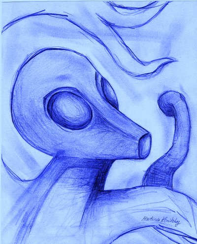 Alien The Alien Animation by Martina Konitzky
