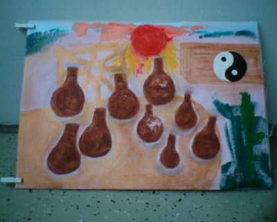 Picture with Gourds by Martina Konitzky