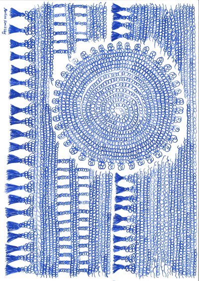 Crochet Blue Ink by Martina Konitzky