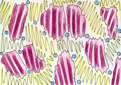 Composition The Striped Mini Dress Abstract by Martina Konitzky