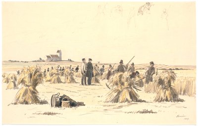 Harvest Workers in the Field by Martinus Rørbye