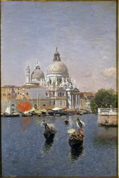 Santa Maria della Salute, Venice by Martín Rico y Ortega