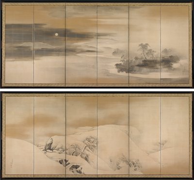 Summer Night; Winter Day by Maruyama Okyo