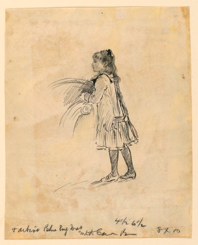 Marian Hague as a Child by Mary A. Hallock Foote