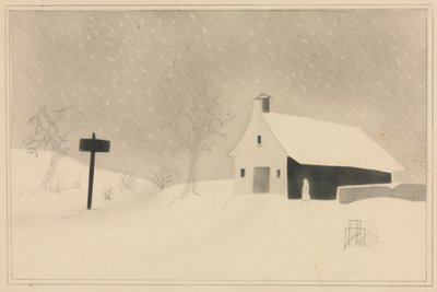 Snow Storm in Vermont by Mary Altha Nims