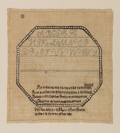 Sampler by Mary Ann Goslin