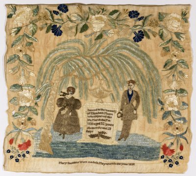 Mourning Sampler by Mary Bechler