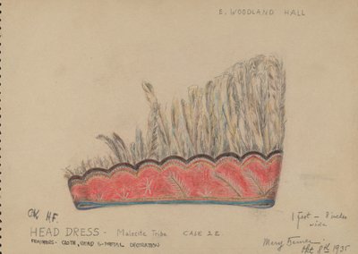 Head Dress by Mary Berner