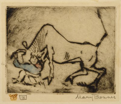 Bull-Dogging by Mary Bonner