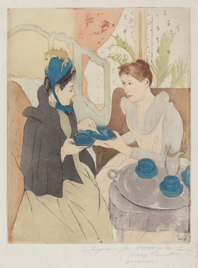 Afternoon Tea Party by Mary Cassatt