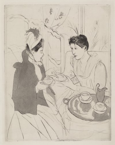 Afternoon Tea Party by Mary Cassatt