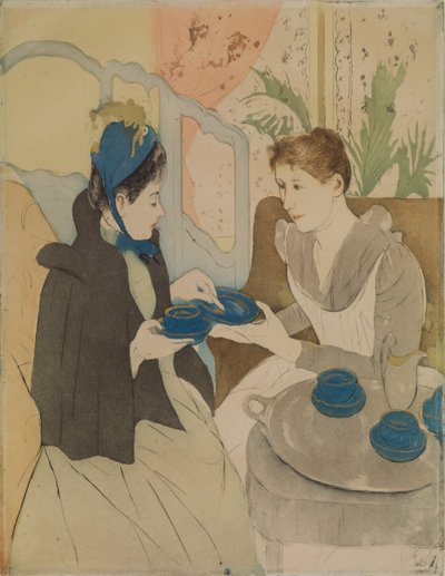 Afternoon Tea Party by Mary Cassatt
