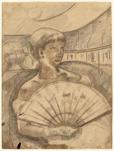 In the Opera Box (No. 3) by Mary Cassatt