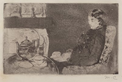 Lydia at Afternoon Tea by Mary Cassatt