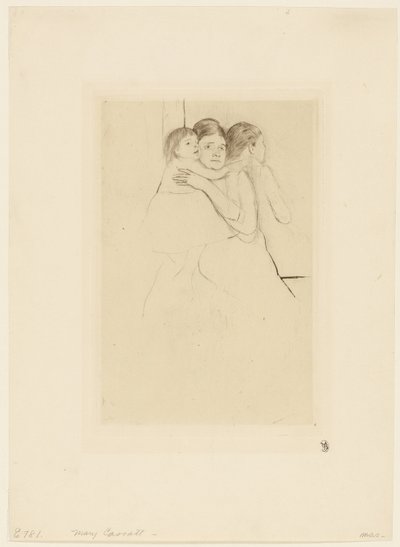 Mother Berthe Holding Her Child by Mary Cassatt