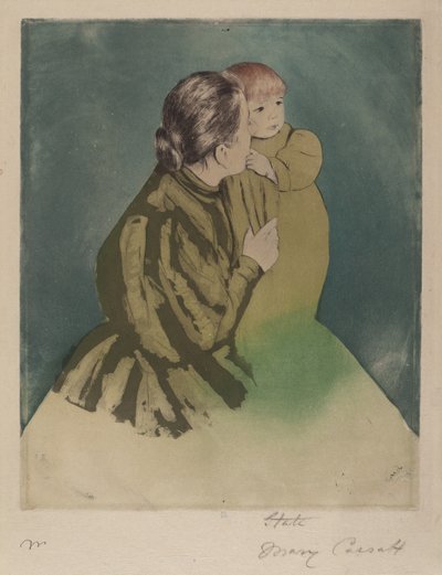 Peasant Mother and Child by Mary Cassatt