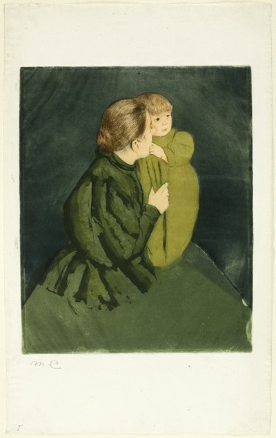 Peasant Mother and Child by Mary Cassatt