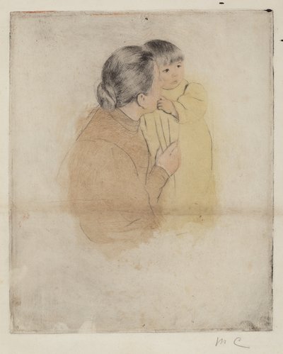 Peasant Mother and Child by Mary Cassatt