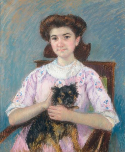 Portrait of Marie-Louise Durand-Ruel by Mary Cassatt