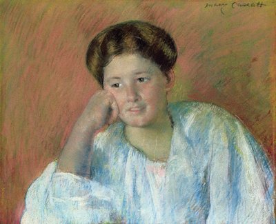 Portrait of Louisine Elder by Mary Cassatt