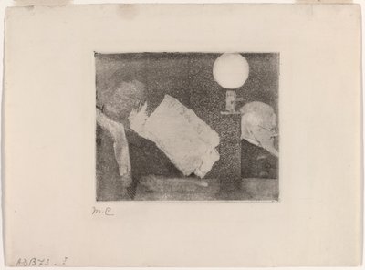 Reading the Newspaper, No. 2 by Mary Cassatt