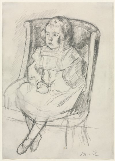 Simone Seated, c. 1903 by Mary Cassatt