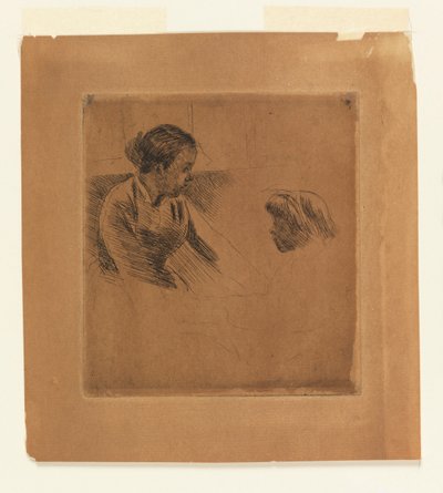 Susan and Child Facing Each Other by Mary Cassatt
