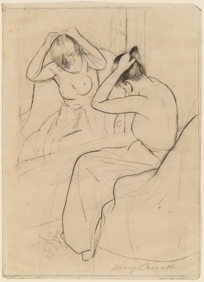 The Coiffure by Mary Cassatt