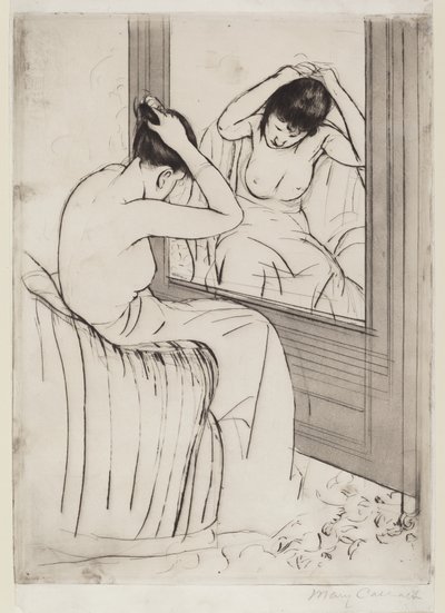 The Coiffure by Mary Cassatt