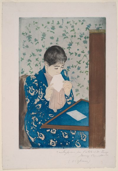 The Letter by Mary Cassatt