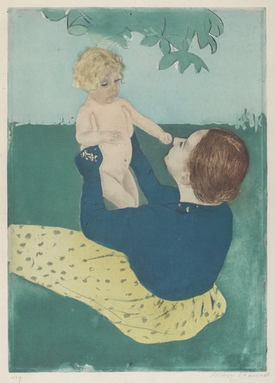 Under the Horse-Chestnut Tree by Mary Cassatt