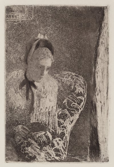 Waiting by Mary Cassatt