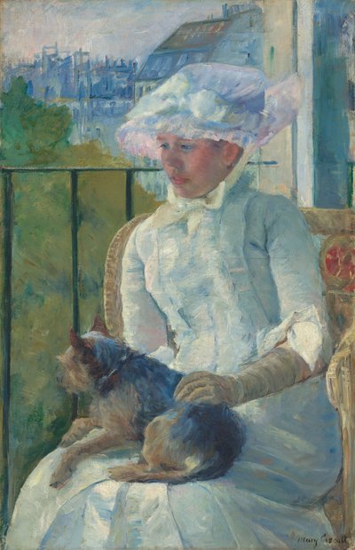 Young Girl at a Window by Mary Cassatt