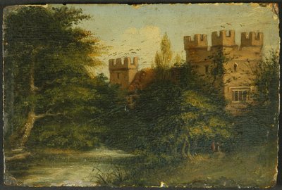 Yanwath Hall, c.1804 by Mary Dixon