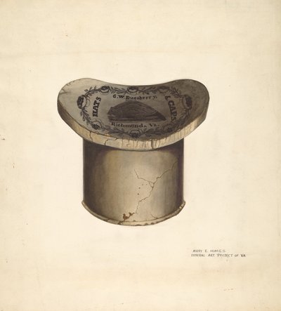 Hat Box, c. 1939 by Mary E Humes