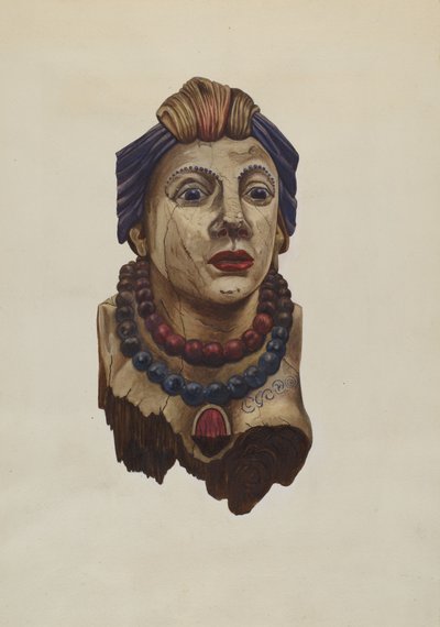 Indian Princess Figurehead by Mary E Humes