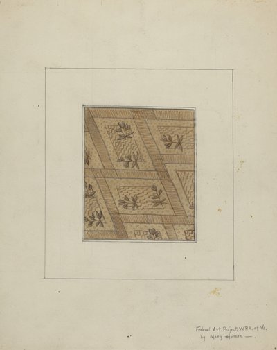 Material from Dress by Mary E Humes