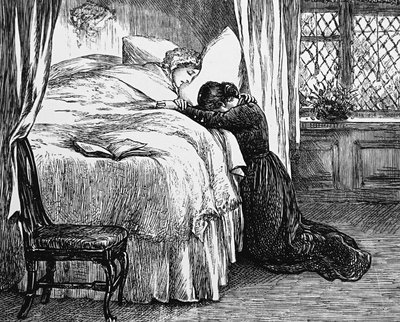 A Daughter and Ailing Mother by Mary Ellen Edwards